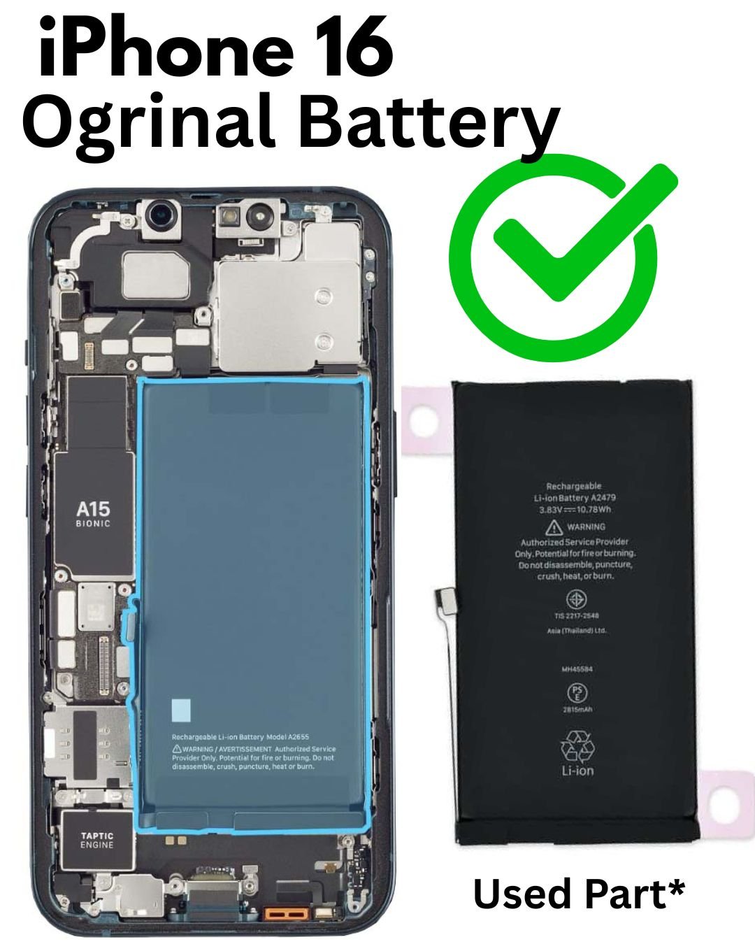 iphone 16 Orginal Battery
